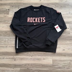 Nike Black NBA Rockets crew sweatshirt